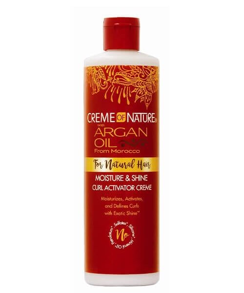 Creme of Nature Argan Oil for Natural Hair Moisture & Shine Curl Activator Creme 12 oz