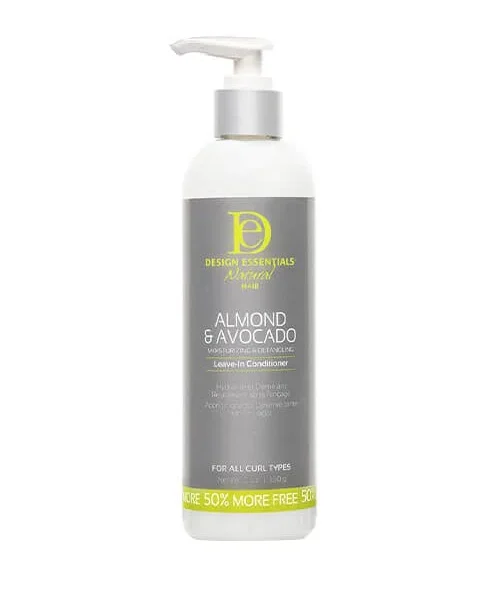 Design Essentials Natural Hair Almond & Avocado Moisturizing & Detangling Leave-In Conditioner 12 oz