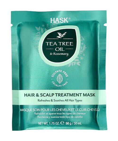 Hask Tea Tree Oil and Rosemary Hair Treatment Mask Packet 1.75 oz