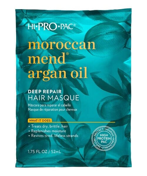 Hi Pro Pac Moroccan Mend Argan Oil Deep Repair Hair Masque Packet 1.75 oz