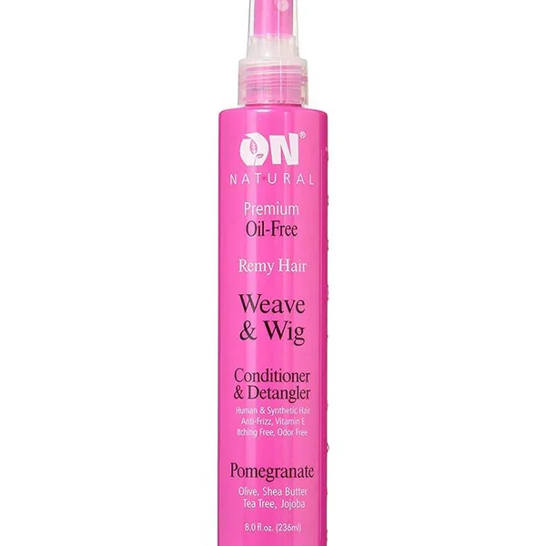 Organic Natural Weave & Wig Conditioner & Detangler Spray Pomegranate 8oz