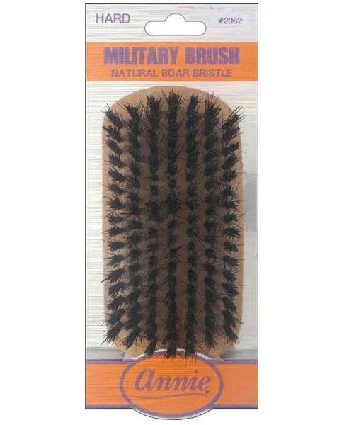 Annie Hard Reinforced Bristles Military Brush #2062