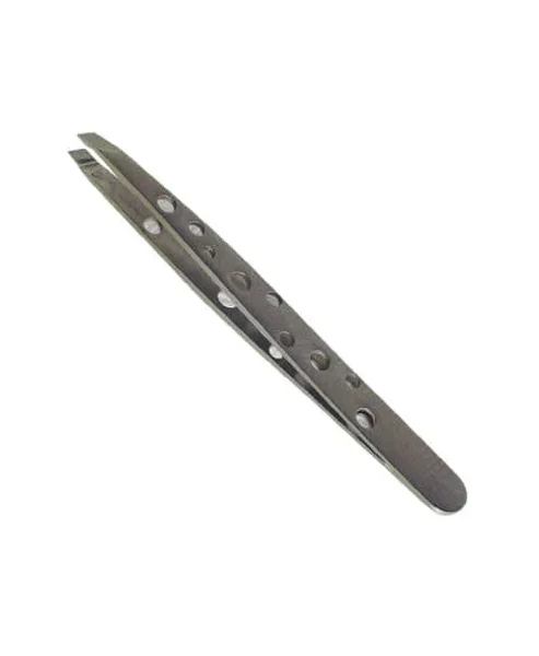 Burmax Satin Edge Spa Tools Non Slip Slant Tip Tweezer SE-2042