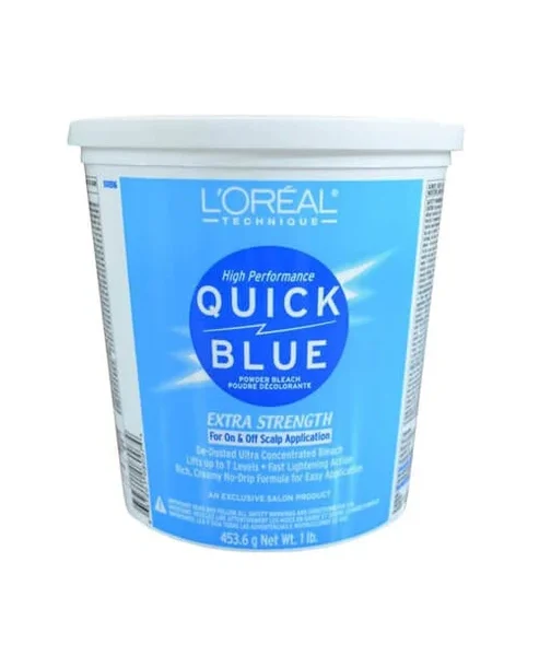 L'Oreal Technique High Performance Quick Blue Powder Bleach 1 LB