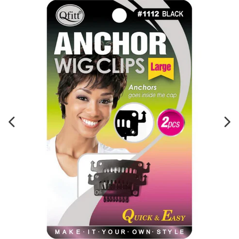 M&M Qfitt Anchor Wig Clips 2PC Single MM1112