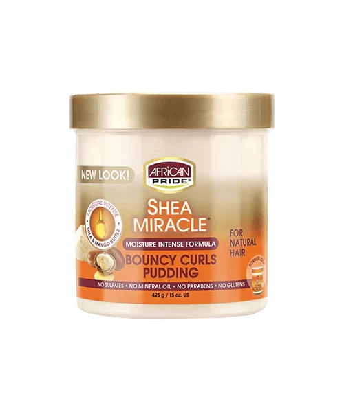 African Pride Shea Miracle Bouncy Curls Pudding 15 oz