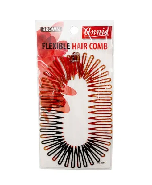 Annie #3204 Brown Flexible Hair Comb