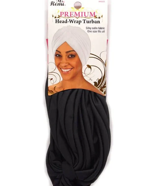 Annie Ms. Remi Premium Satin Head-Wrap Turban Assorted Colors #4655