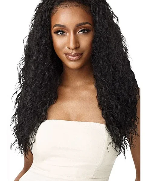 Outre Quick Weave Wet & Wavy Beach Curl 24" Synthetic Half Wig