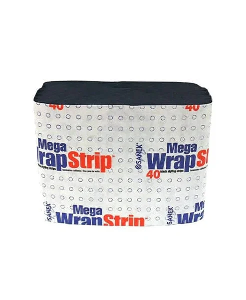 Sanek Mega Wrap Strip Black Styling Strips 40 ct