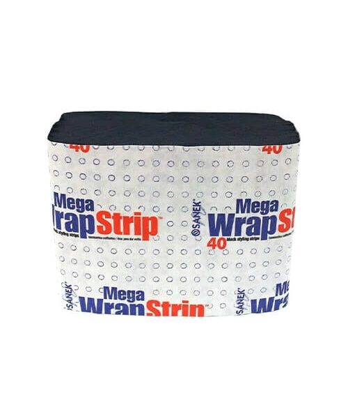Sanek Mega Wrap Strip Black Styling Strips 40 ct